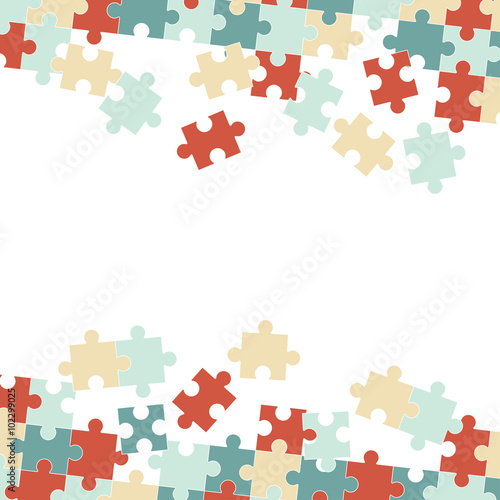 puzzle pieces background