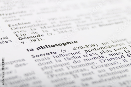 Dictionary at the word Philosophy photo