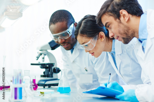 Billede på lærred Scientific studies