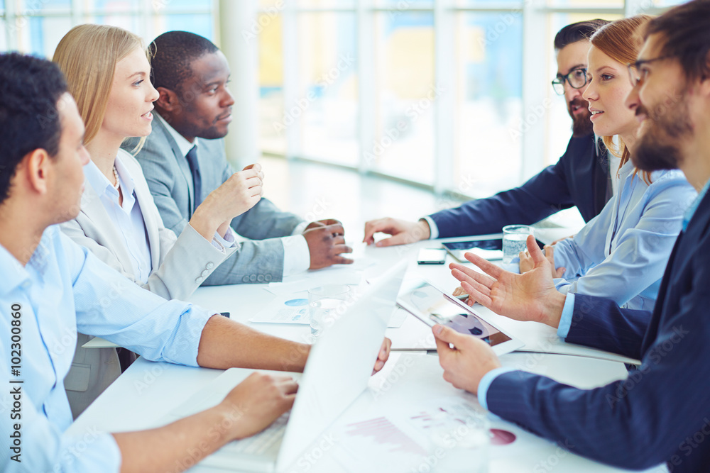 Obraz premium Working meeting