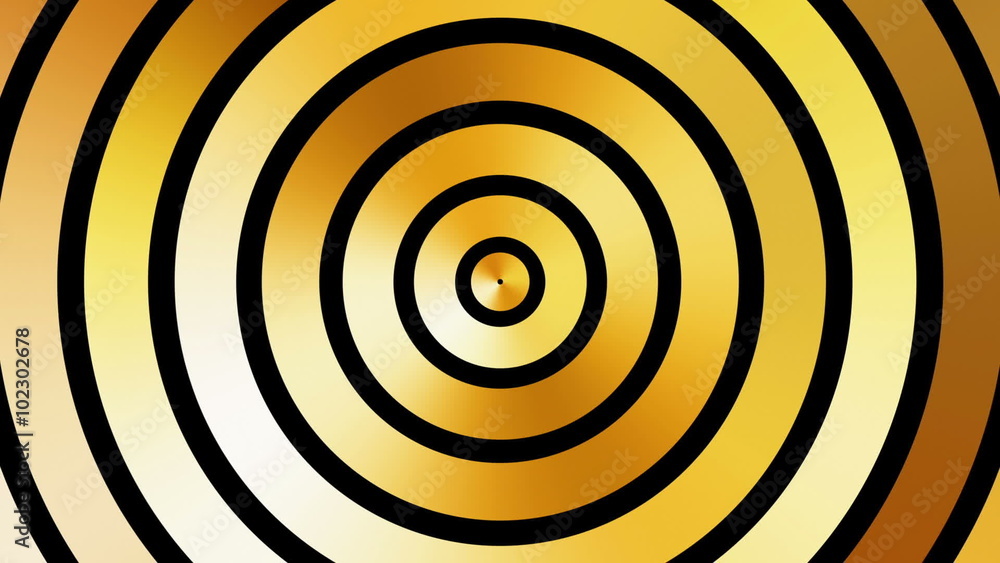 Loopable spinning gold color raduated disk rings. Loopable spinning gold color raduated disk rings.