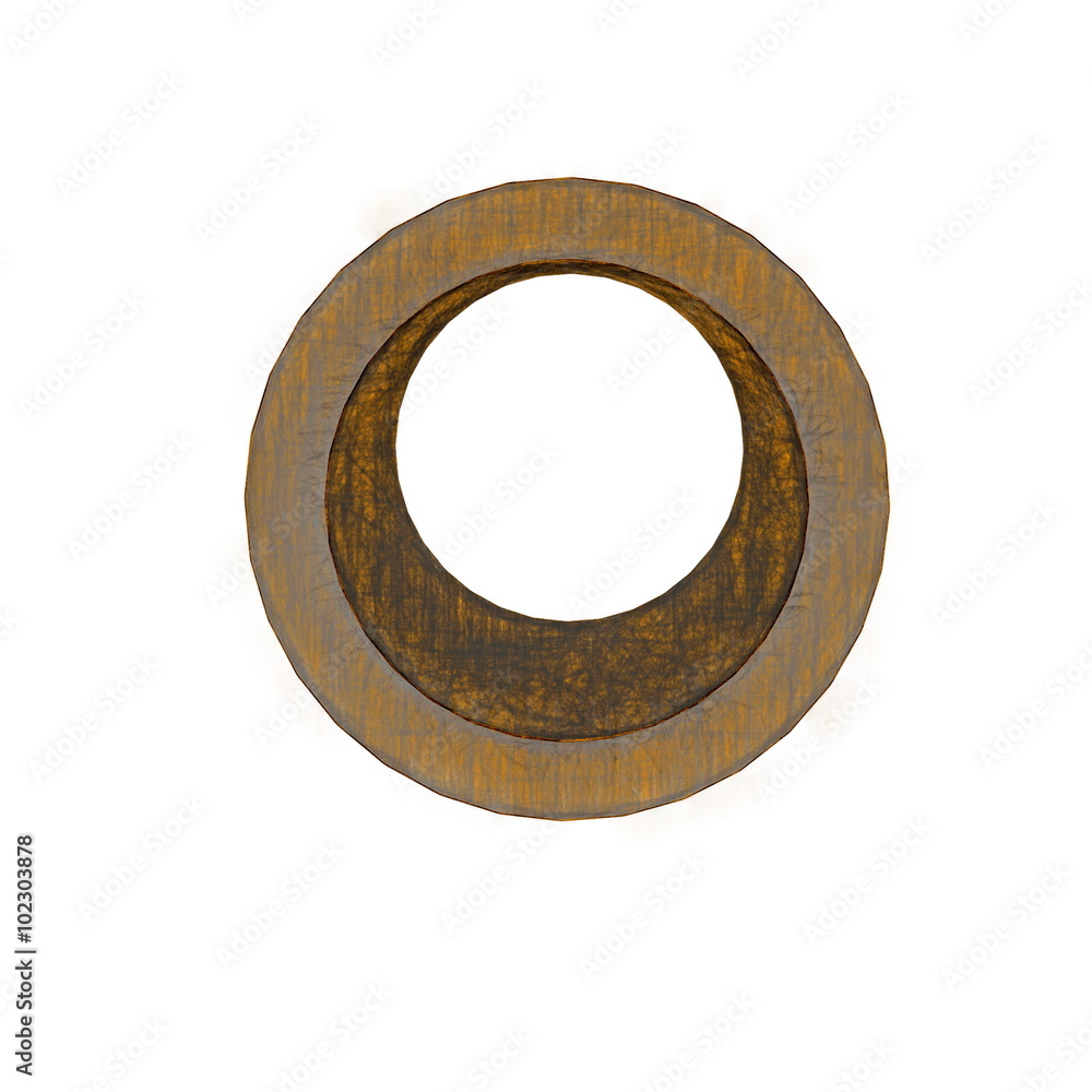aged tube - rendered 3D illustration and PSE aged tube - rendered 3D illustration and PSE