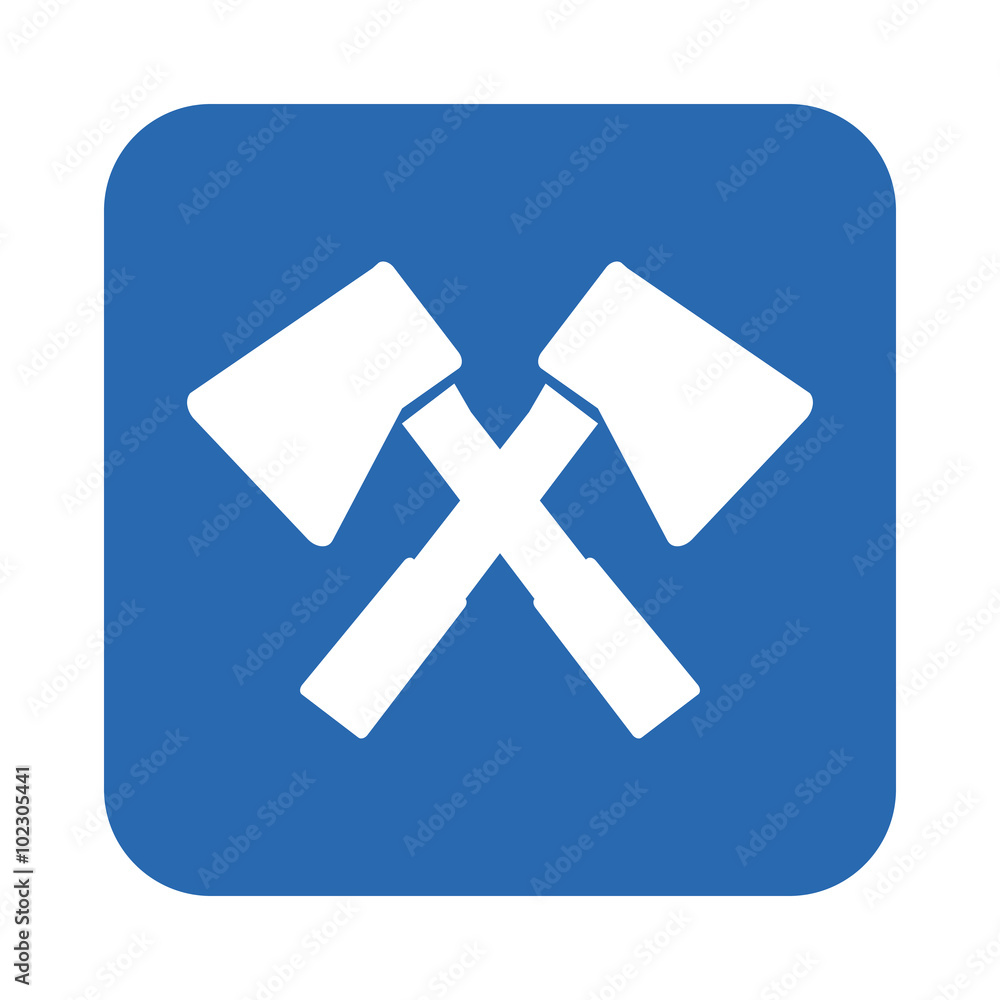 Obraz premium ax icon