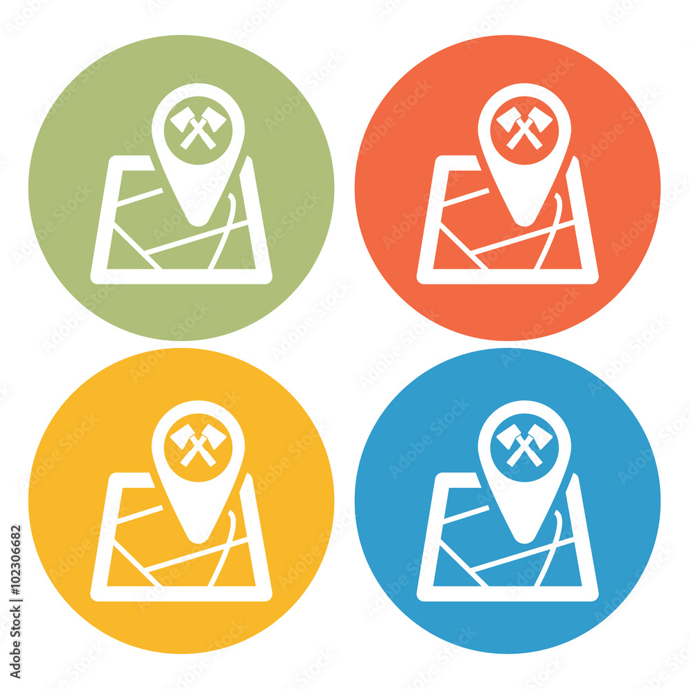 farm map icon farm map icon