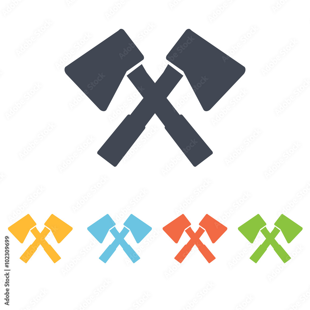 Obraz premium ax icon