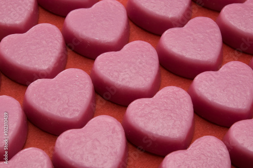 heart shaped strawberry chocolates