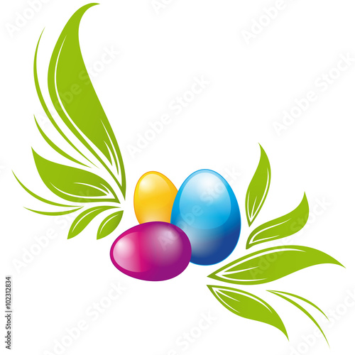 Ostereier Symbol Silhouette