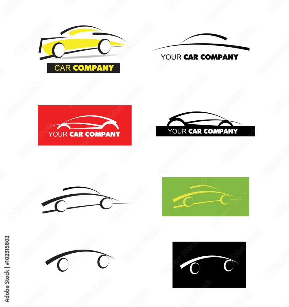 Car logo icon set Car logo icon set