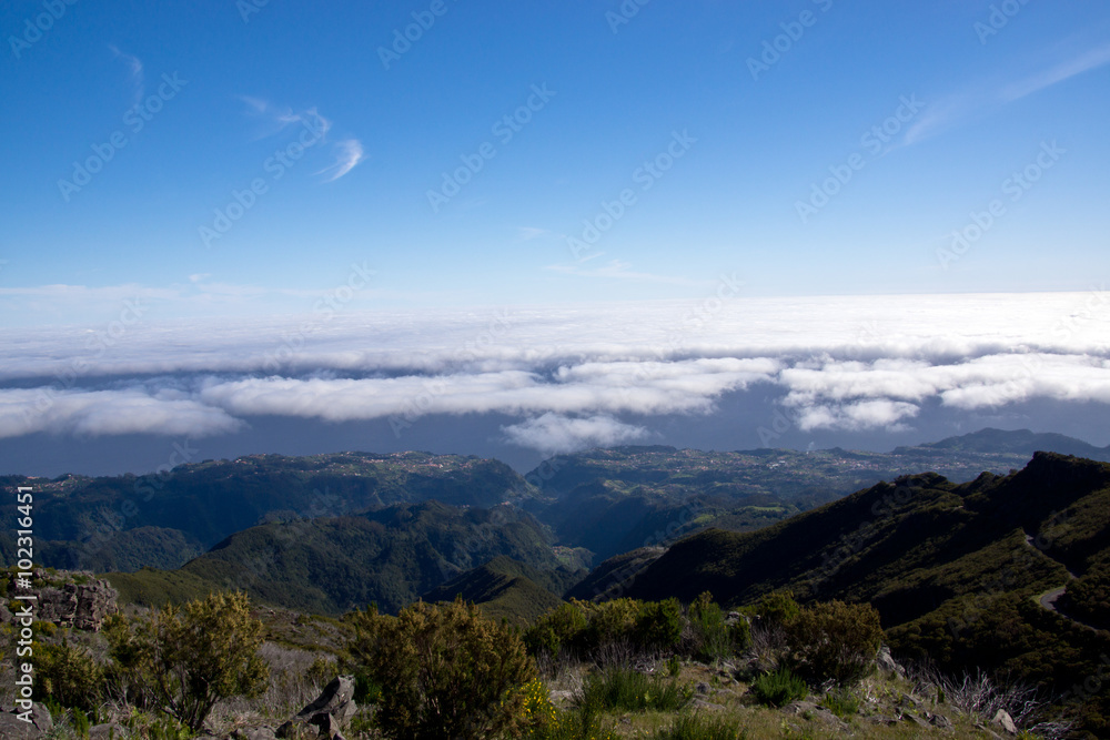 Über den Wolken auf Madeira