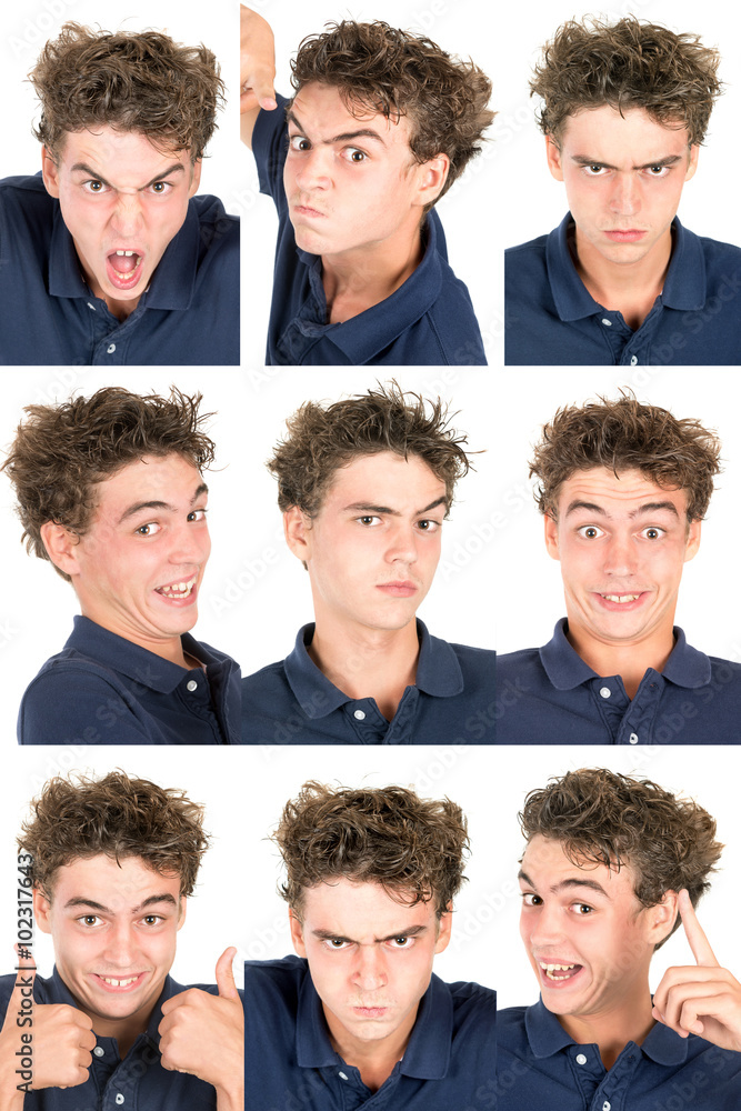Fototapeta premium Teen faces