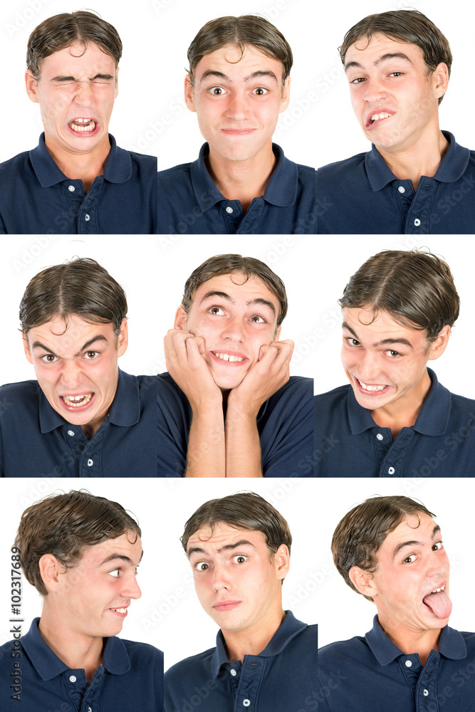 Fototapeta premium Teen faces