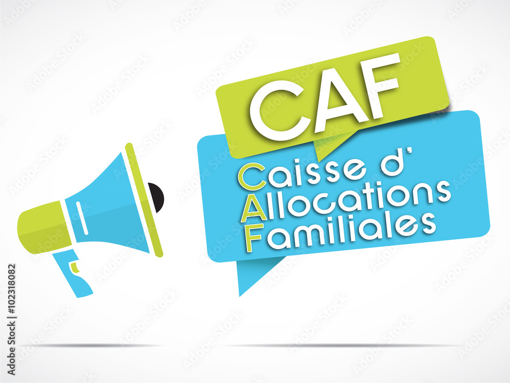 mégaphone : CAF