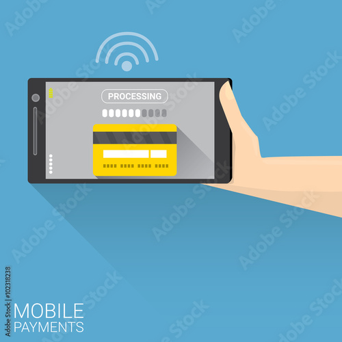 Flsmartphone processing of mobile payments 