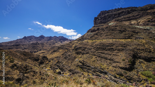 Canyon im Landesinneren der kanarischen Insel Gran Canaria