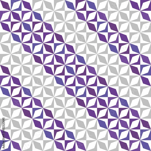 Purple Geometric Retro Seamless Pattern