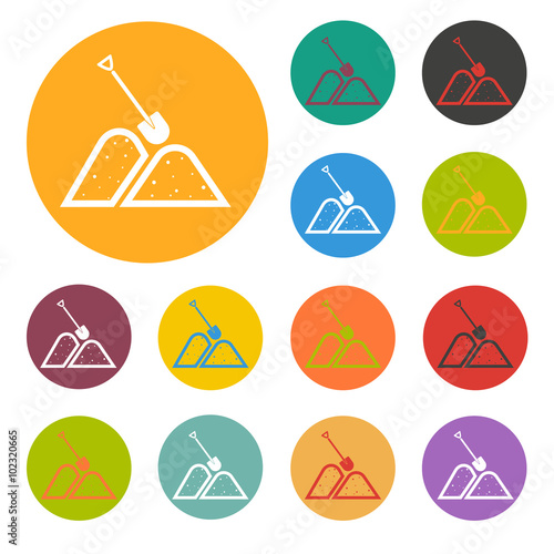 pile of sand icon