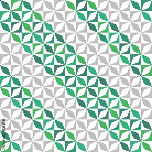 Turquoise Geometric Retro Seamless Pattern