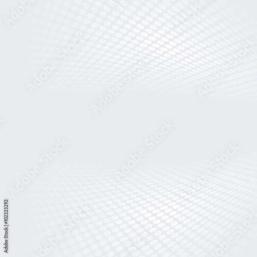 White & grey abstract perspective background.