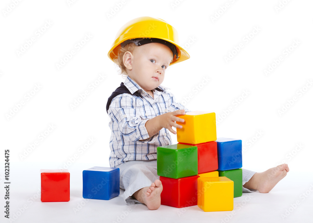 little engineer plays with cubes little engineer plays with cubes