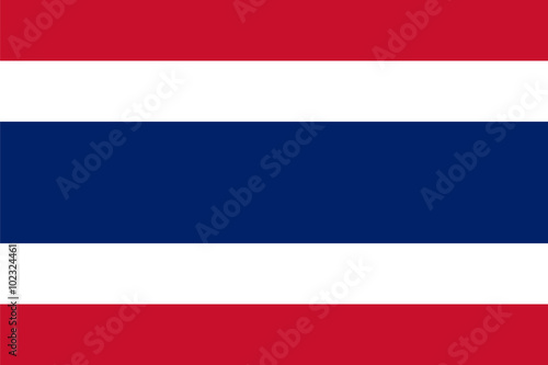 Standard Proportions for Thailand Flag