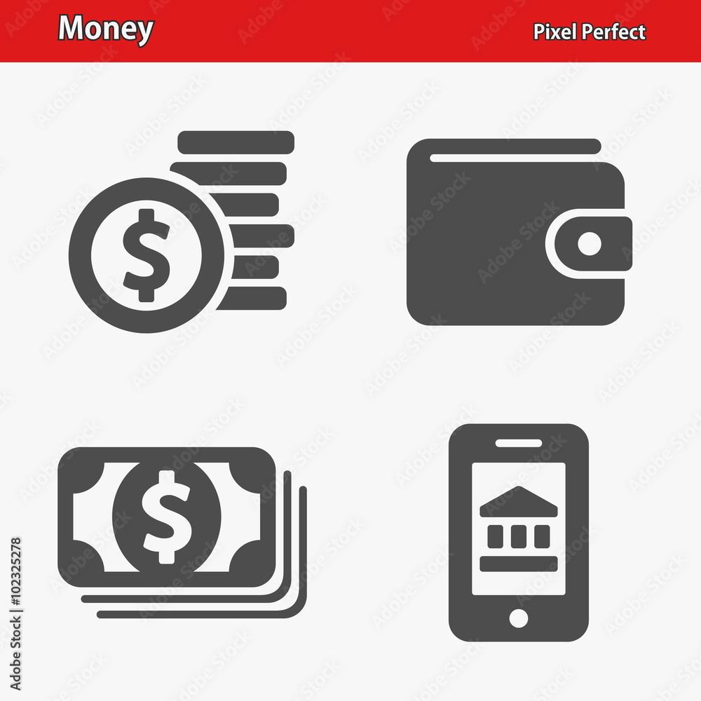 Money Icons. Professional, pixel perfect icons optimized for both large and small resolutions. EPS 8 format. Money Icons. Professional, pixel perfect icons optimized for both large and small resolutions. EPS 8 format.