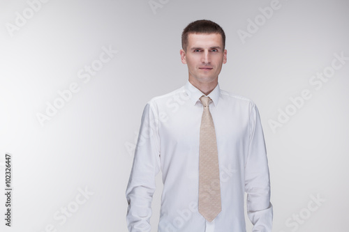 white shirt tie