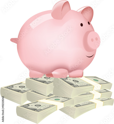 mazzette di dollari valuta