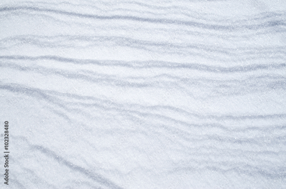 Wreath of snow bright surface Wreath of snow bright surface