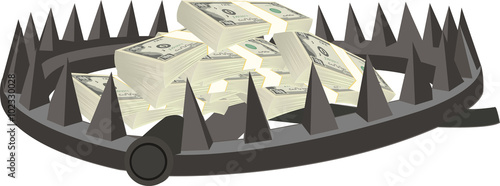 mazzette di dollari valuta