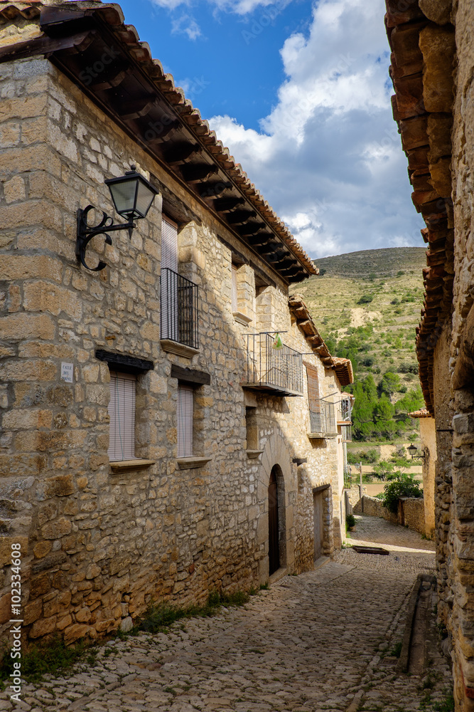 Mirambel, the province of Teruel, Aragon, Spain.