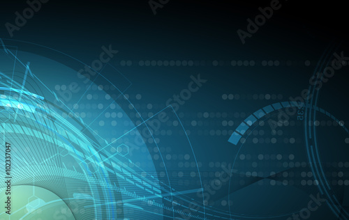 Futuristic light technology background