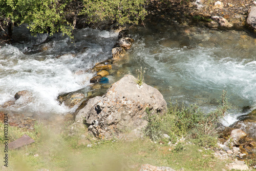 mountain river in Kazakhstan photo