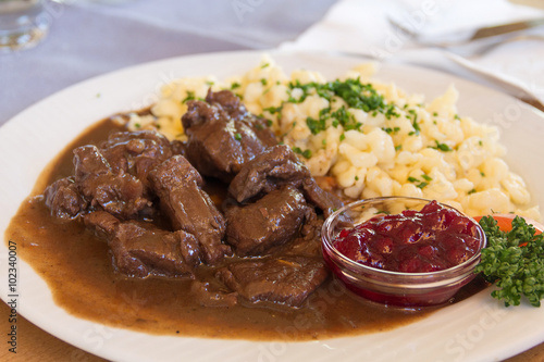 goulash of deer