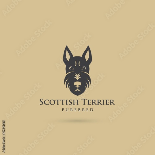 Scottish terrier symbol