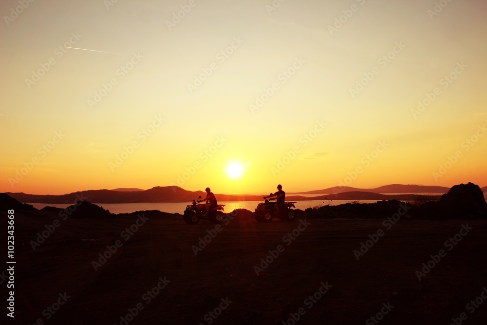 The island of Mykonos in Greece 