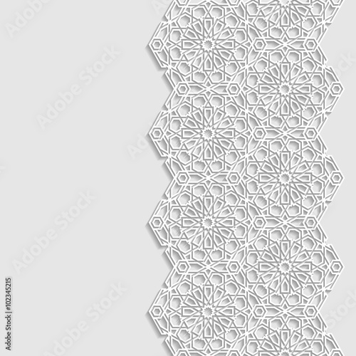 Abstract background with traditional ornament