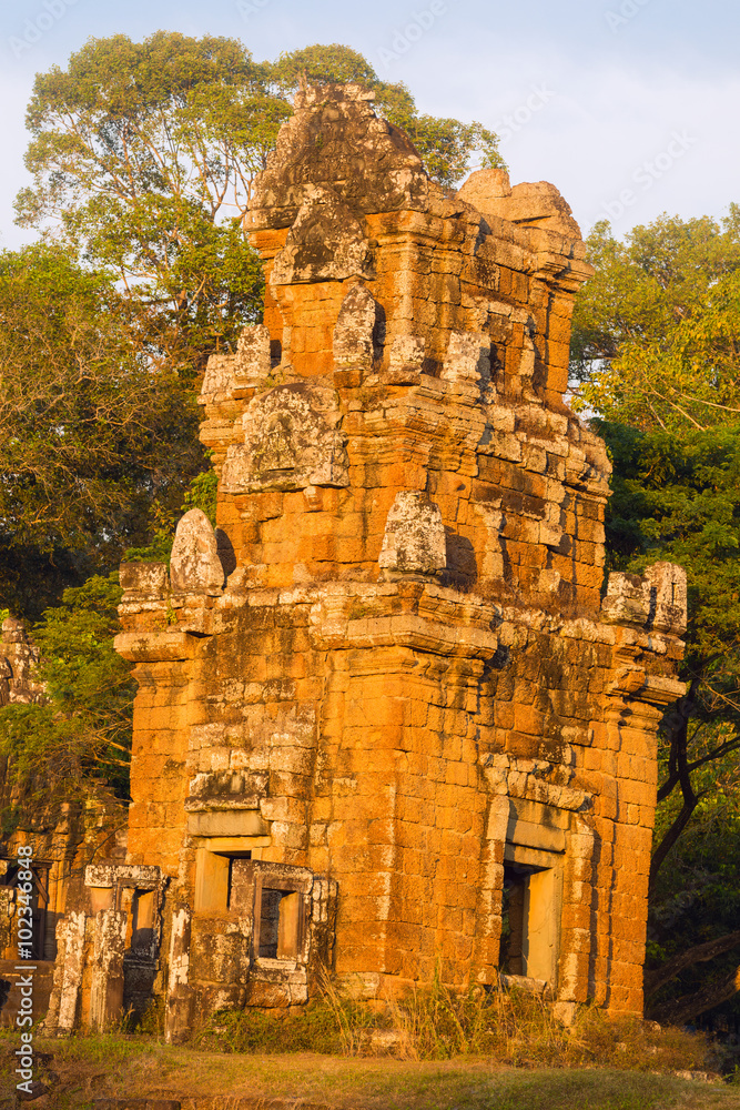North Khleang towers in Angkor Wat complex North Khleang towers in Angkor Wat complex