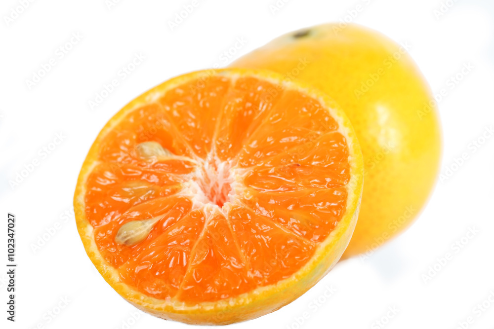 orange fruit isolated on white background. orange fruit isolated on white background.