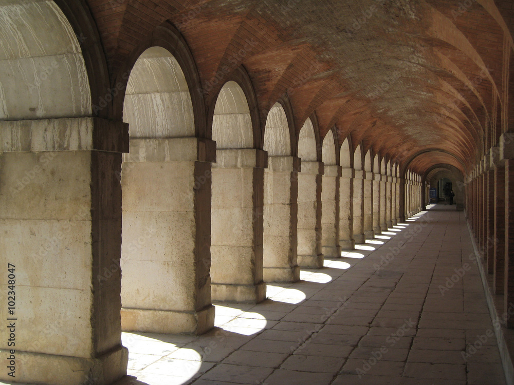 Couloir. Palais Royal d'Aranjuez
