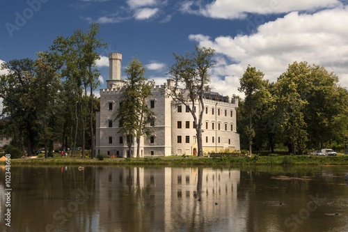 Castle in Karpniki, Lower Silesia in Poland