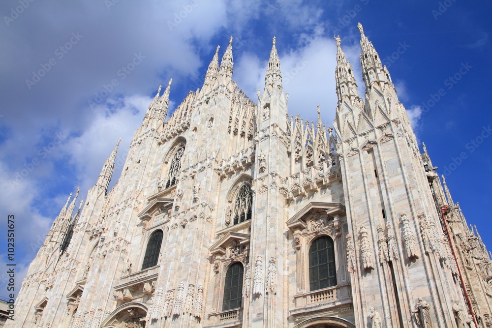 Cathedral of Milan in Italy