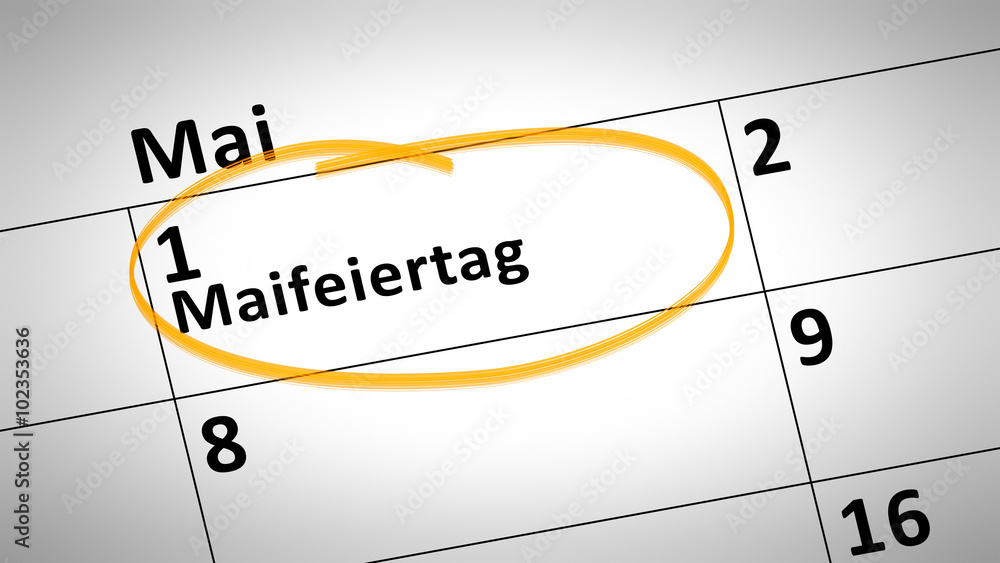 May Day 1st of May in German language May Day 1st of May in German language