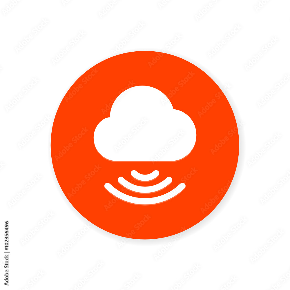 Orange Flat App Icon Orange Flat App Icon