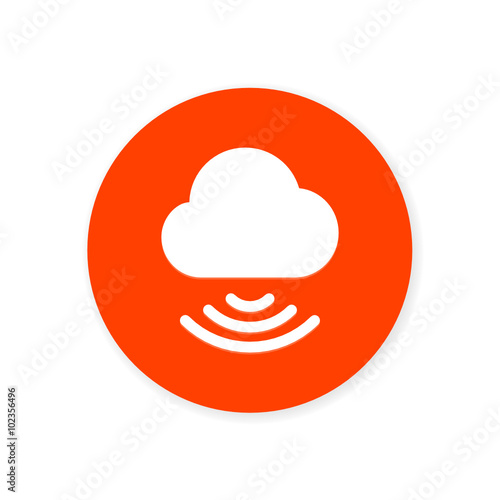 Orange Flat App Icon
