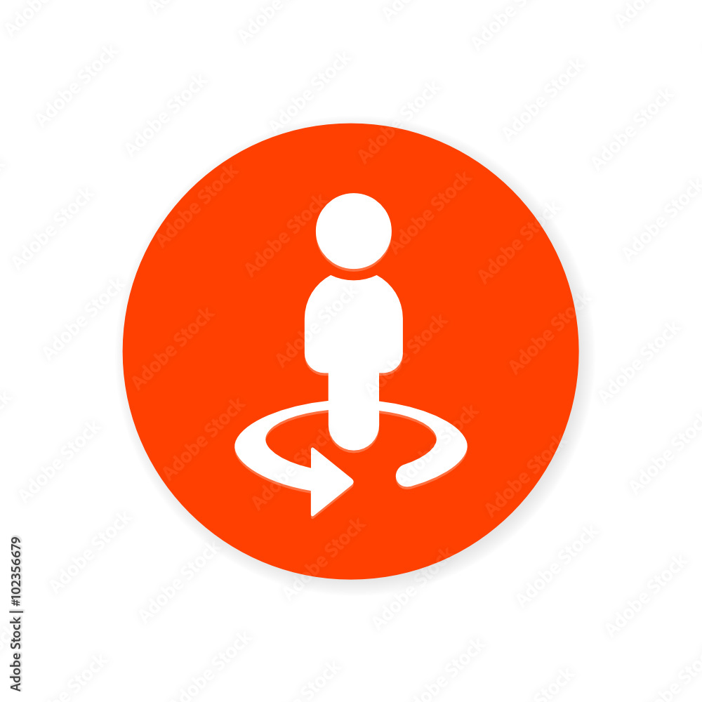 Orange Flat App Icon Orange Flat App Icon
