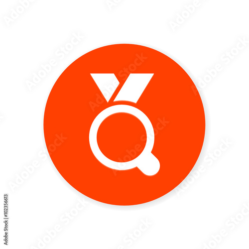 Orange Flat App Icon