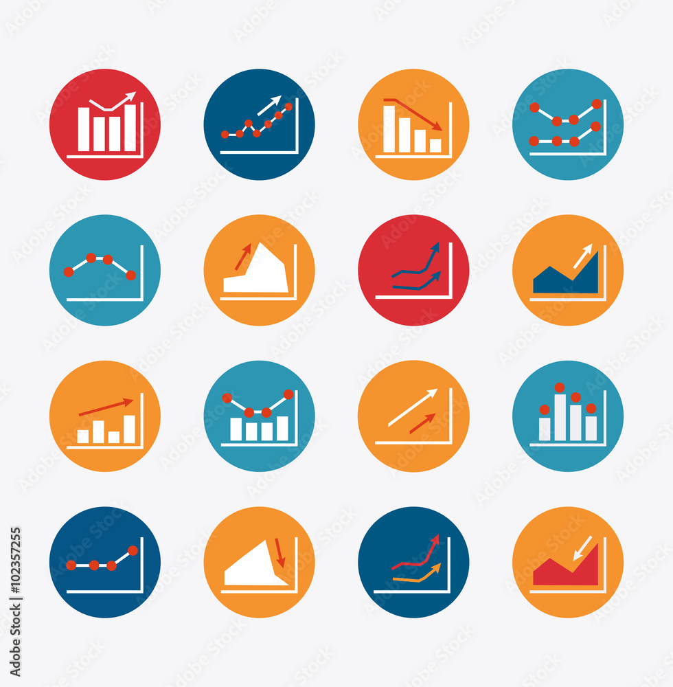 Fototapeta premium Set of icons