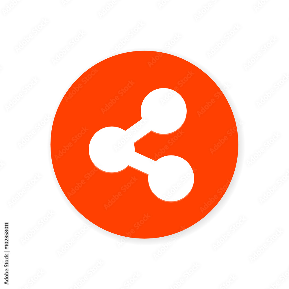 Orange Flat App Icon Orange Flat App Icon