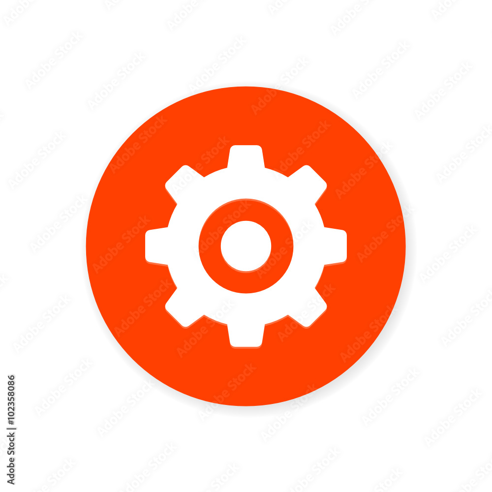 Orange Flat App Icon Orange Flat App Icon