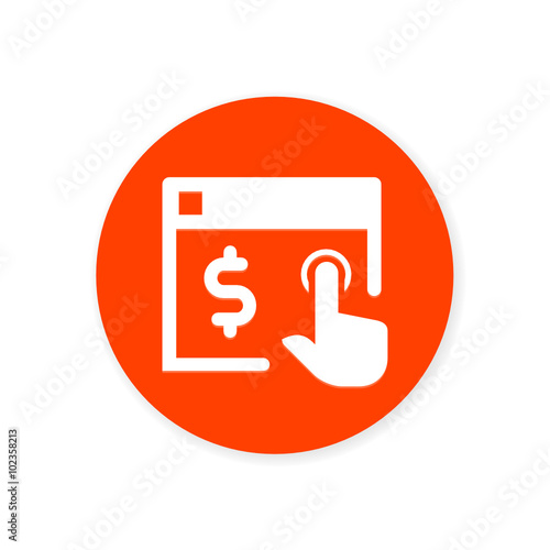 Orange Flat App Icon